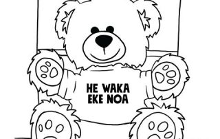 AllRight Colouring Page Te Reo